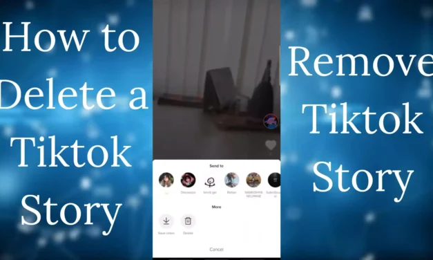 How to Delete a Tiktok Story